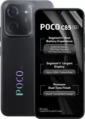 POCO C85 5G Charger in the Box (Power Black, 128 GB)