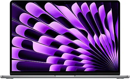 Apple 2024 MacBook Air 15″ Laptop with M3 chip: 38.91 cm (15.3″) Liquid Retina Display, 24GB Unified Memory, 512GB SSD Storage, Backlit Keyboard, 1080p FaceTime HD Camera, Touch ID- Space Grey