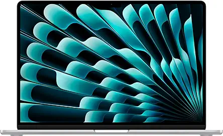 Apple 2024 MacBook Air 15″ Laptop with M3 chip: 38.91 cm (15.3″) Liquid Retina Display, 16GB Unified Memory, 512GB SSD Storage, Backlit Keyboard, 1080p FaceTime HD Camera, Touch ID- Silver