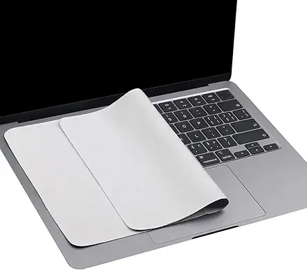 Meyaar Screen Keyboard Imprint Protection Microfiber Liner and Cleaning Cloth, Compatible with MacBook Pro 14", 13" and MacBook Air 13 inch & 15 inch laptops (Pack of 1, for 13"/14"/15" MacBook)