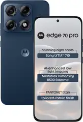 MOTOROLA edge 70 pro (Tailored Fabric - PANTONE Titan (Blue), 256 GB)