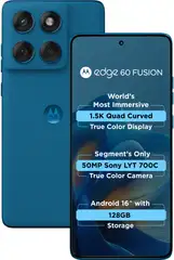 MOTOROLA Edge 60 Fusion 5G (PANTONE Mykonos Blue, 128 GB)