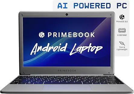 Primebook 2 Neo (2026) | 6GB RAM, 128GB Storage (Upgradable Upto 512GB) | MediaTek Helio G99 | Android 15 (PrimeOS3.0) | in-Built AI | 11.6” Thin & Light Laptop | Type-C, USB, MicroSD Ports