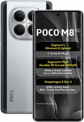 POCO M8 Charger in the Box (Frost Silver, 256 GB)