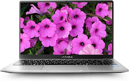 Ultimus Pentium Quad Core Laptop|Student & Office Work Laptop|Dual Storage SSD Expandable~1TB|1.2Kg|180° Hinge|Win 11 Home|8GB RAM 256GB|HDMI SD Card Slot | ‎Dual Speaker|Space Gray