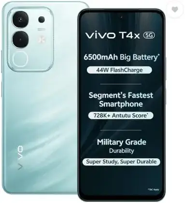 vivo T4X 5G, Glacial Teal (8GB, 128GB)