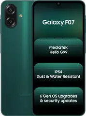 Samsung Galaxy F07 (Green, 64 GB)