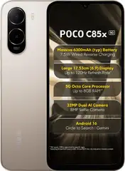 POCO C85x Charger in the Box (Sunset Gold, 64 GB)