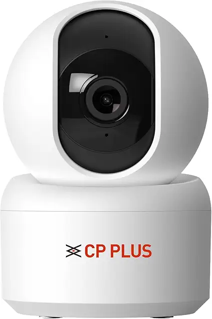 CP PLUS 4MP Quad HD Smart Wi-Fi CCTV Camera for Home | 360° Pan & Tilt | CTC Cyber Secure Tech | View & Talk | Smart Detection Suite | IR Night Vision | Cloud Recording | Support OK Google | CP-E45Q