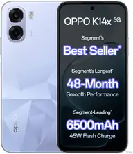 OPPO K14x 5G (Icy Blue, 64 GB)