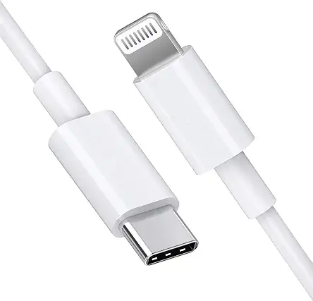 iPhone Original Type C to lighting Charger Cable [MFi Certified, 2 YEAR WARRANTY*] Fast PD Charging Compatible for iPhone 14/14 Pro/ 14 Pro Max/ 13/13 Pro/ 13 Pro Max/ 12/11/XR/XS/X/8 Series (White)