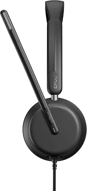EPOS Impact 860 - High-Efficiency Double-Sided Headset for Enhanced Open Office Productivity, Superior Sound Quality, USB-C Connectivity