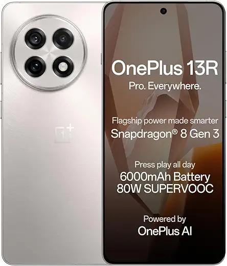 OnePlus 13R | Smarter with OnePlus AI (12GB RAM, 256GB Storage Astral Trail)