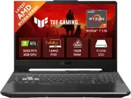 ASUS TUF Gaming A15 (2026) AMD Ryzen 7 170 - (16 GB/512 GB SSD/Windows 11 Home/4 GB Graphics/NVIDIA GeForce RTX 3050) FA506NCQ-HN006W Gaming Laptop