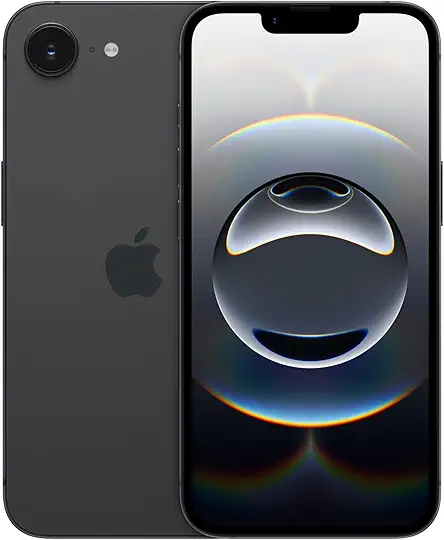 Apple iPhone 16e 128 GB: Built for Apple Intelligence, A18 Chip, Supersized Battery Life, 48MP Fusion. Camera, 15.40 cm (6.1″) Super Retina XDR Display; Black