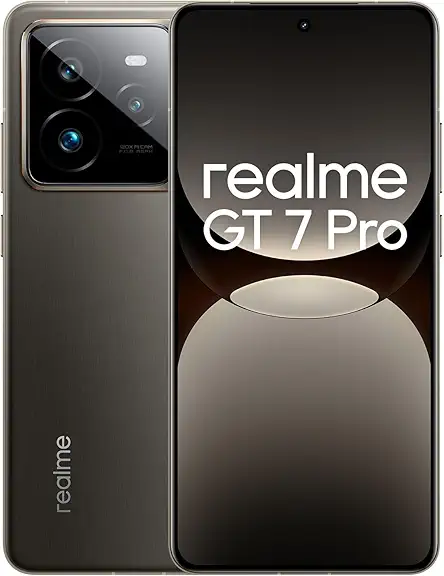 realme GT7 Pro 5G Smartphone 16+512 Galaxy Grey, 6.78 inch Screen, 120Hz Quad-Curved Display, 5800mAh Battery, 120W Ultra Charge, 124MP AI Cameras, Snapdragon® 8 Elite Chipset, IP69