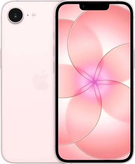 Apple iPhone 17e 512 GB: 15.40 cm (6.1″) Super Retina XDR Display, A19 Chip, All-Day Battery Life, 48MP Fusion Camera, 256GB Starting Storage; Soft Pink