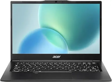 acer TravelLite Thin Laptop AMD Ryzen 3 5400U | 8GB RAM, 512GB SSD | 14" Full HD Anti-Glare Display | Windows 11 | MS Office | 1.34Kg | Black | 1 Year Warranty