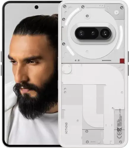 Nothing Phone (3a) 5G (8GB RAM + 128GB Storage) (White)