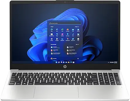 HP 255 Notebook, AMD Athlon Silver 7120U,8GB DDR4, 256GB SSD, 15.6-inch(39.6cm), Anti-Glare, HD Laptop, Radeon Graphics, (Win 11, Silver,1.52kg) G10