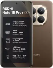 REDMI Note 15 Pro + 5G (Coffee Mocha, 256 GB)