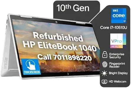 Certified 1040G7 x360, Core i7-10510U 10th Gen Laptop (16GB RAM, 512GB NVMe SSD), Touchscreen, IPS, 14" (35.6 cm) FHD, Win 11, Silver, Ultra-Slim Convertible, Fingerprint Reader, HD Camera