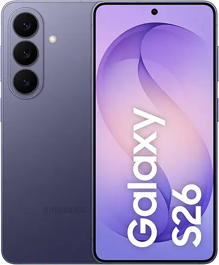 Samsung Galaxy S26 5G (Cobalt Violet, 12GB RAM, 256GB Storage), AI Phone, Photo Assist, Creative Studio, 50MP Camera with ProVisual Engine, Powerful Customized Processor and 4300mAh Battery