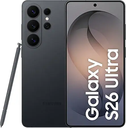 Samsung Galaxy S26 Ultra 5G (Black, 12GB RAM, 256GB Storage) with Built-in Privacy Display, AI Phone, Photo Assist, Creative Studio, 200MP Camera, 5000mAh Battery and Snapdragon 8 Elite Gen 5