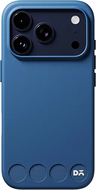 DailyObjects iPhone 17 Pro Stack Classic Magnetic Case Cover | Compatible with Magsafe | Camera & Body Protection | Shock/Scratch Proof| Dual Hybrid Protection | Wireless Charging - Indigo Blue