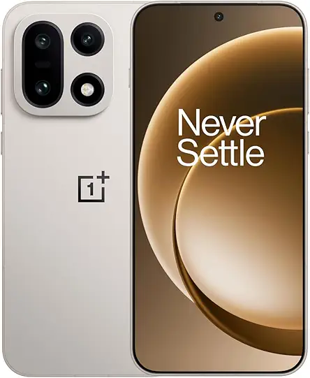 OnePlus 15 | 12GB+256GB | Sand Storm | India's First Snapdragon® 8 Elite Gen 5 | 7300mAh Battery | Personalised AI | Game-Changing 165Hz Display | Triple 50MP Camera with 4K 120fps Dolby Vision