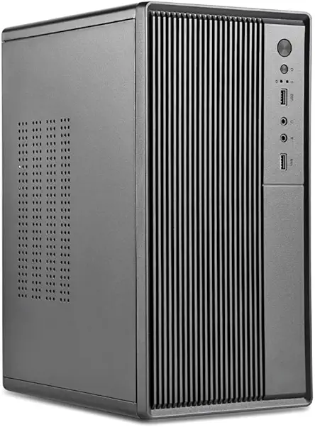 Assembled Desktop CPU with Core i3-3220 Generation 3.30Ghz II 8GB Ram DDR3 II 128GB SSD II HDMI VGA Ports II WiFi II Win 10 Pro (64 bit) II MS Office II Full Metal II Premium Design