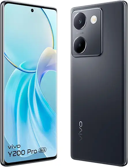 vivo Y200 Pro 5G (Silk Black, 8GB RAM, 128GB Storage) Without Offers