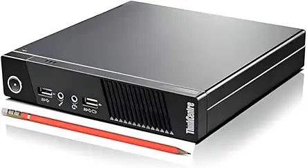 TECHSUPPORT Think Centre M-93 Desktop Tiny Pc (Córe i5-4Th Gᥱn,4Gb Ddr3 Ram,128 Gb Ssd,WiFi,Windows 11 pro,Ms Office,Hd Graphics,USB 3.0,Vga,Dp Port) Tiny Mini pc || 1 Year On-Site Warranty