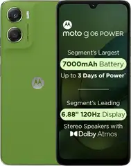 MOTOROLA g06 power Charger in the Box (Pantone Tendril, 64 GB)