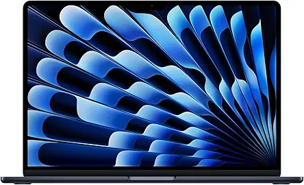 Apple 2026 MacBook Air 15″ Laptop with M5 chip: AI and Apple Intelligence, 38.91 cm (15.3″) Liquid Retina Display, 16GB Unified Memory, 1TB SSD Storage, 12MP Center Stage Camera, Touch ID; Midnight