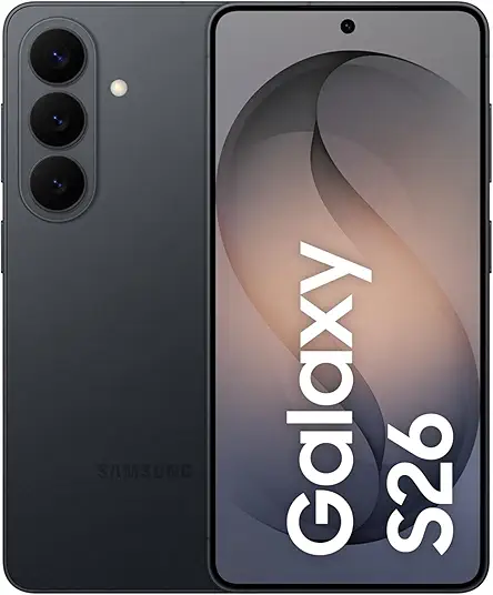 Samsung Galaxy S26 5G (Black, 12GB RAM, 256GB Storage), AI Phone, Photo Assist, Creative Studio, 50MP Camera with ProVisual Engine, Powerful Customized Processor and 4300mAh Battery